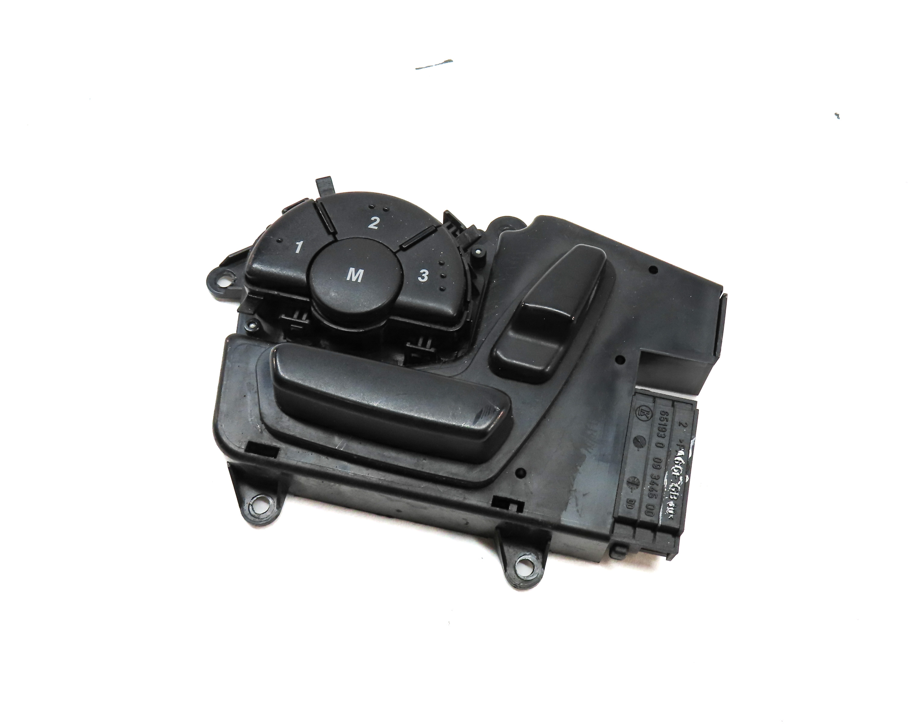 2011 MERCEDES GL450 (X164) FRONT LEFT DRIVER MEMORY SEAT ADJUST SWITCH (BLACK) — exact item pictured